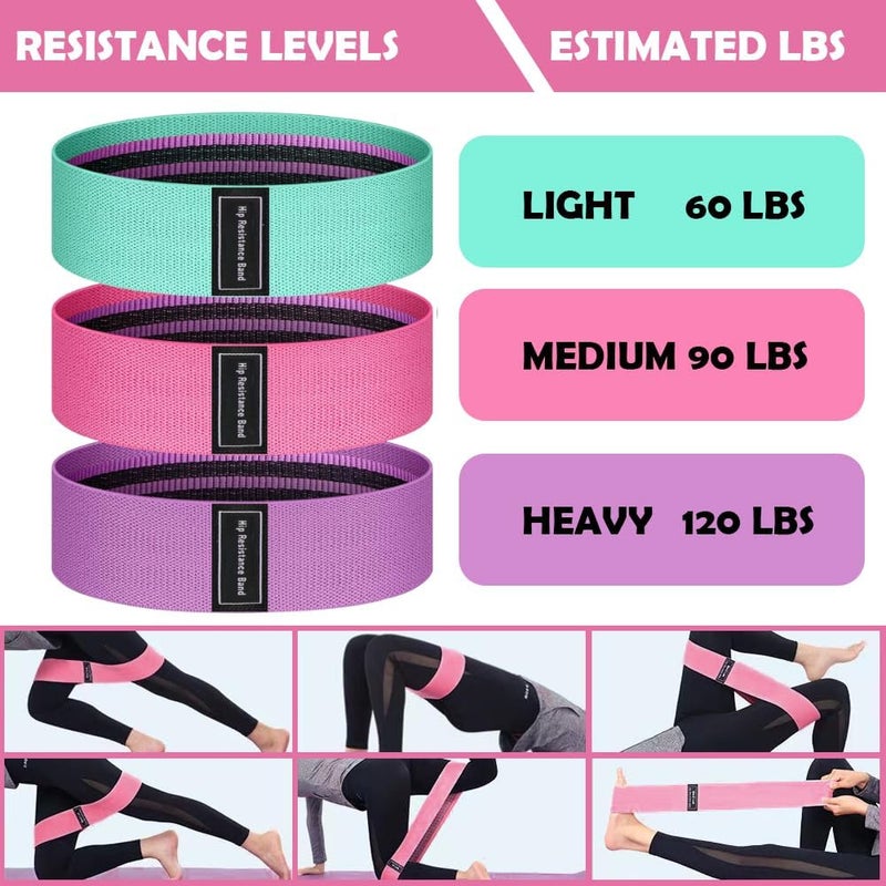 ENERACES Pilates Ring Set with 14-Inch Magic Circle, Exercise Ball & 6 Resistance Bands - Complete Home Workout Equipment for Core Strength, Toning and Flexibility - Ideal Fitness Gift for Women and Men - Image 4